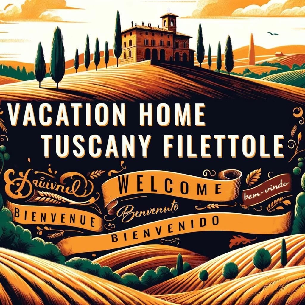 וקיאנו Vacation Home Tuscany Filettole 3 מראה חיצוני תמונה